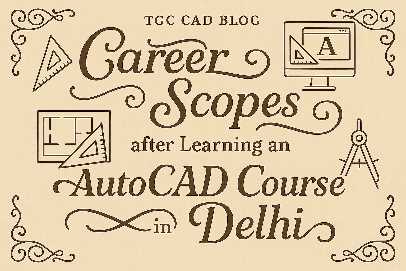 Career Scopes after Learning an AutoCAD Course in Delhi